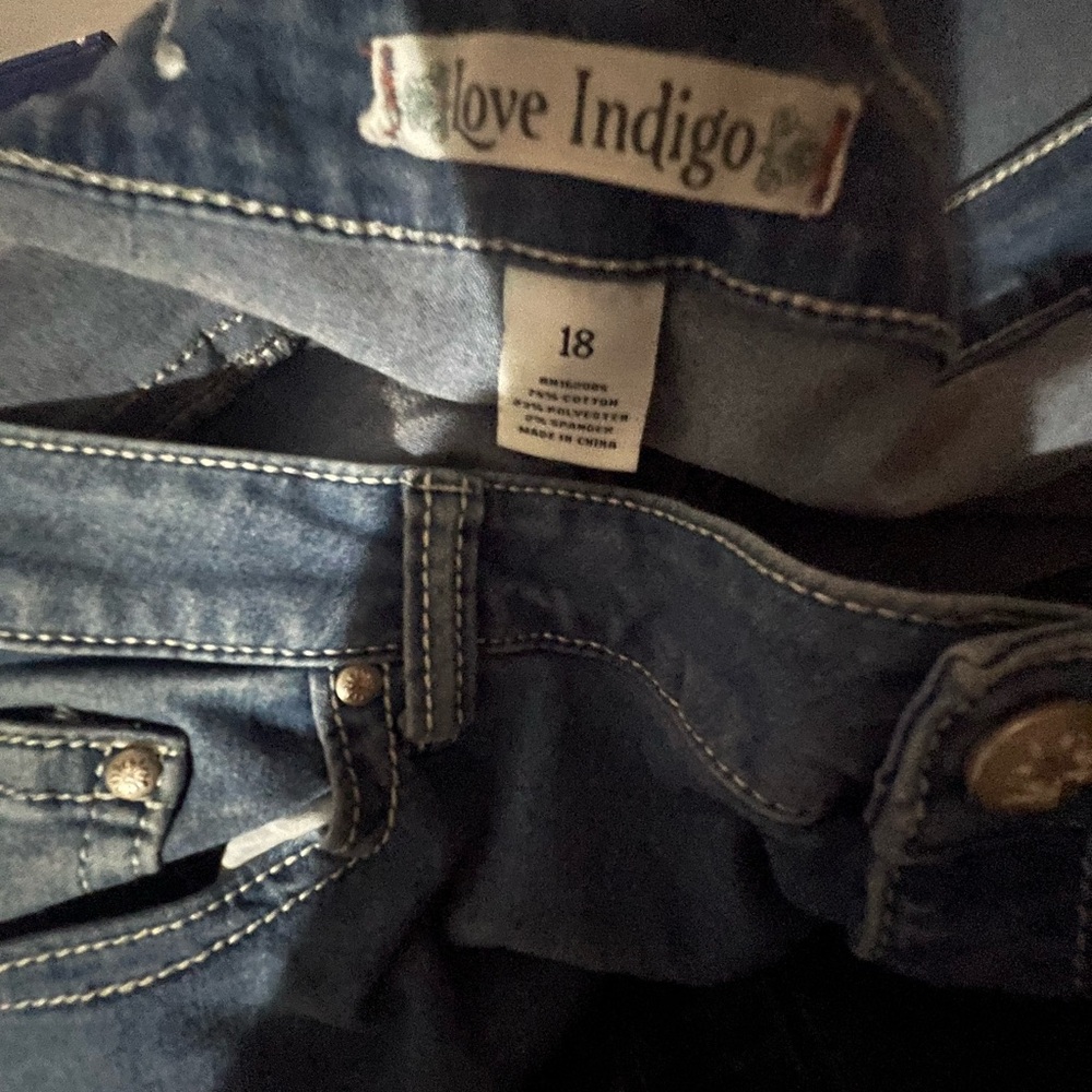 Love Indigo Denim Trousers